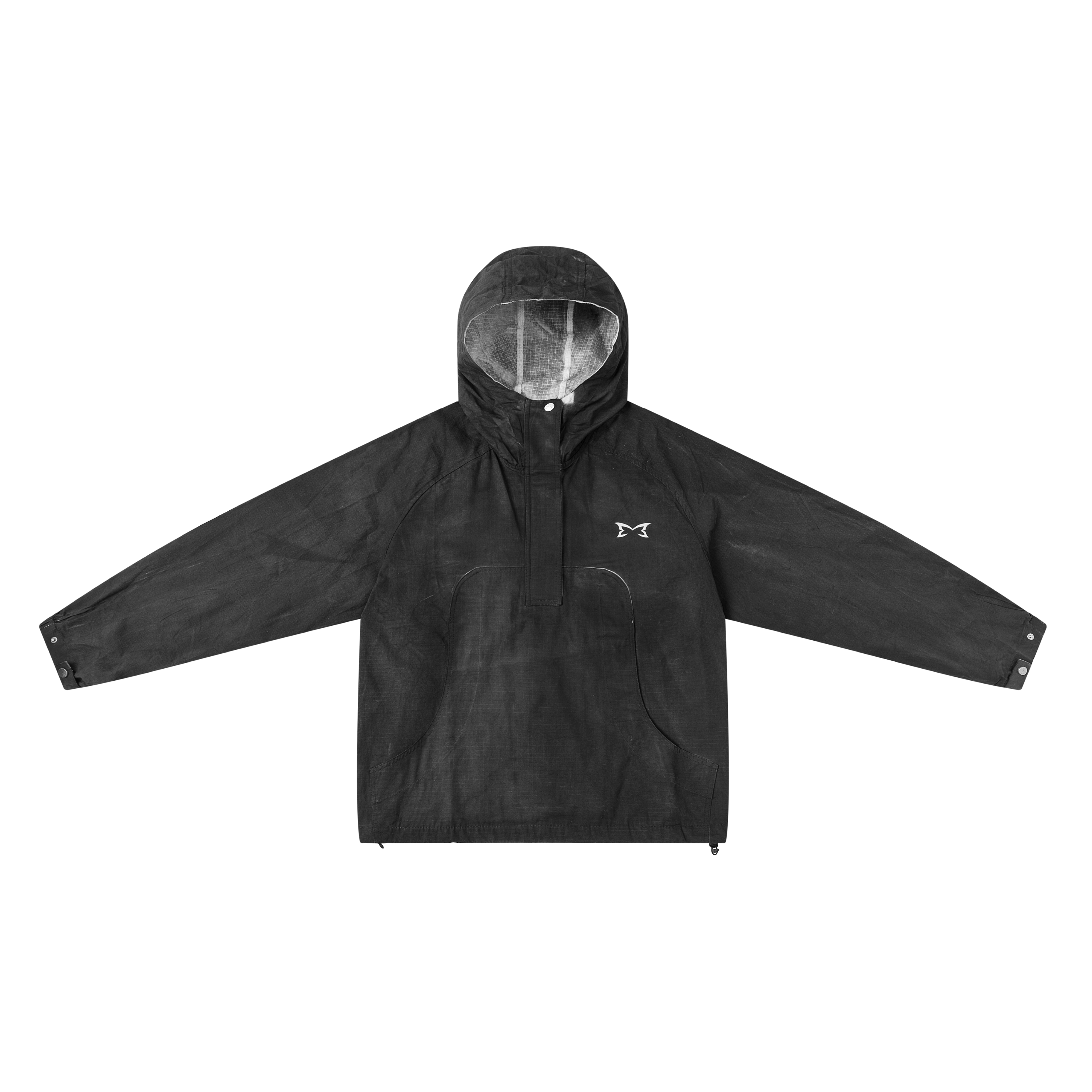 ジャケット・アウター Mertra Hand Spray Pullover M Hand Spray Pullover (Black) – MERTRA