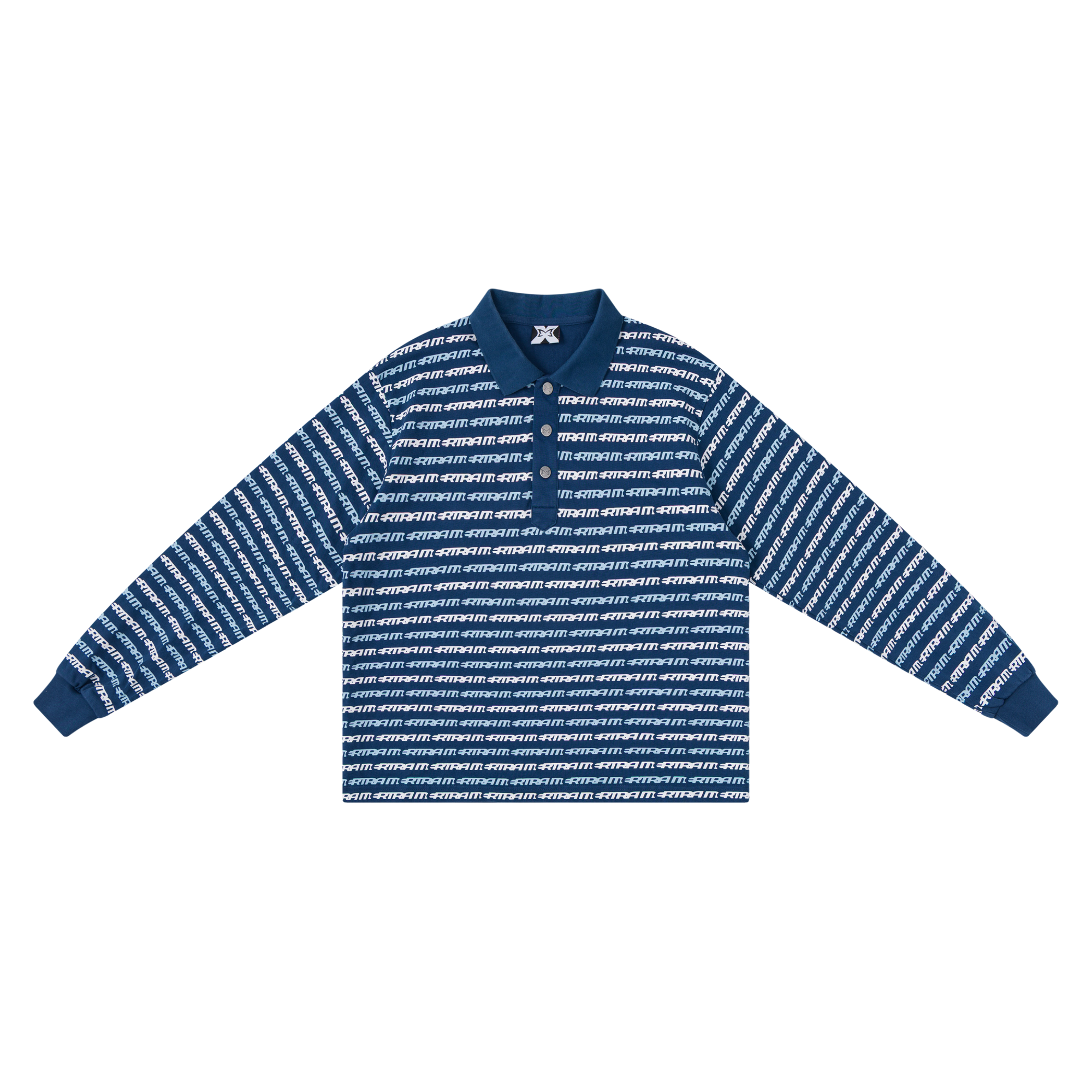Logo Stripe Rugby (Blue)