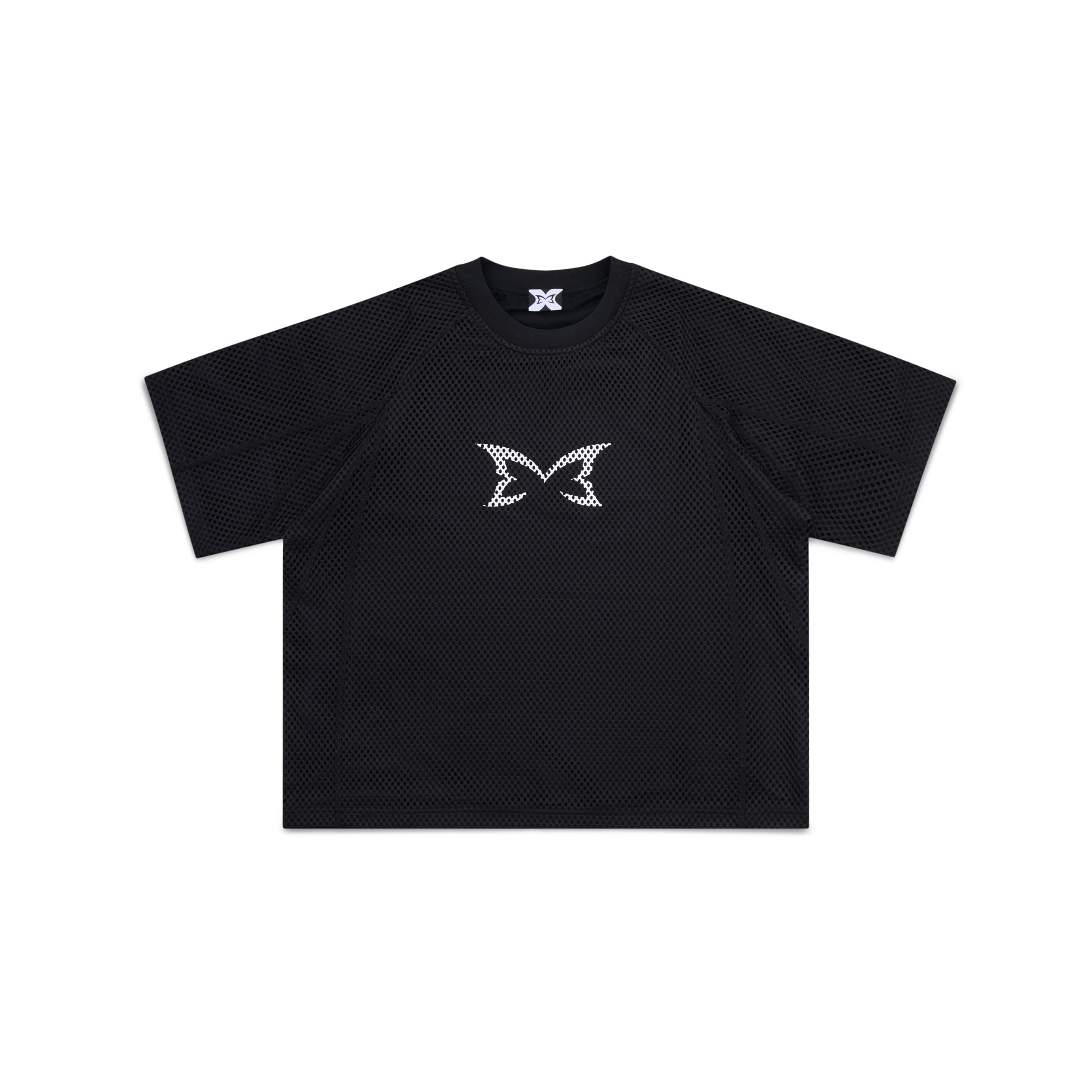 Layered Mesh Jersey (Black)