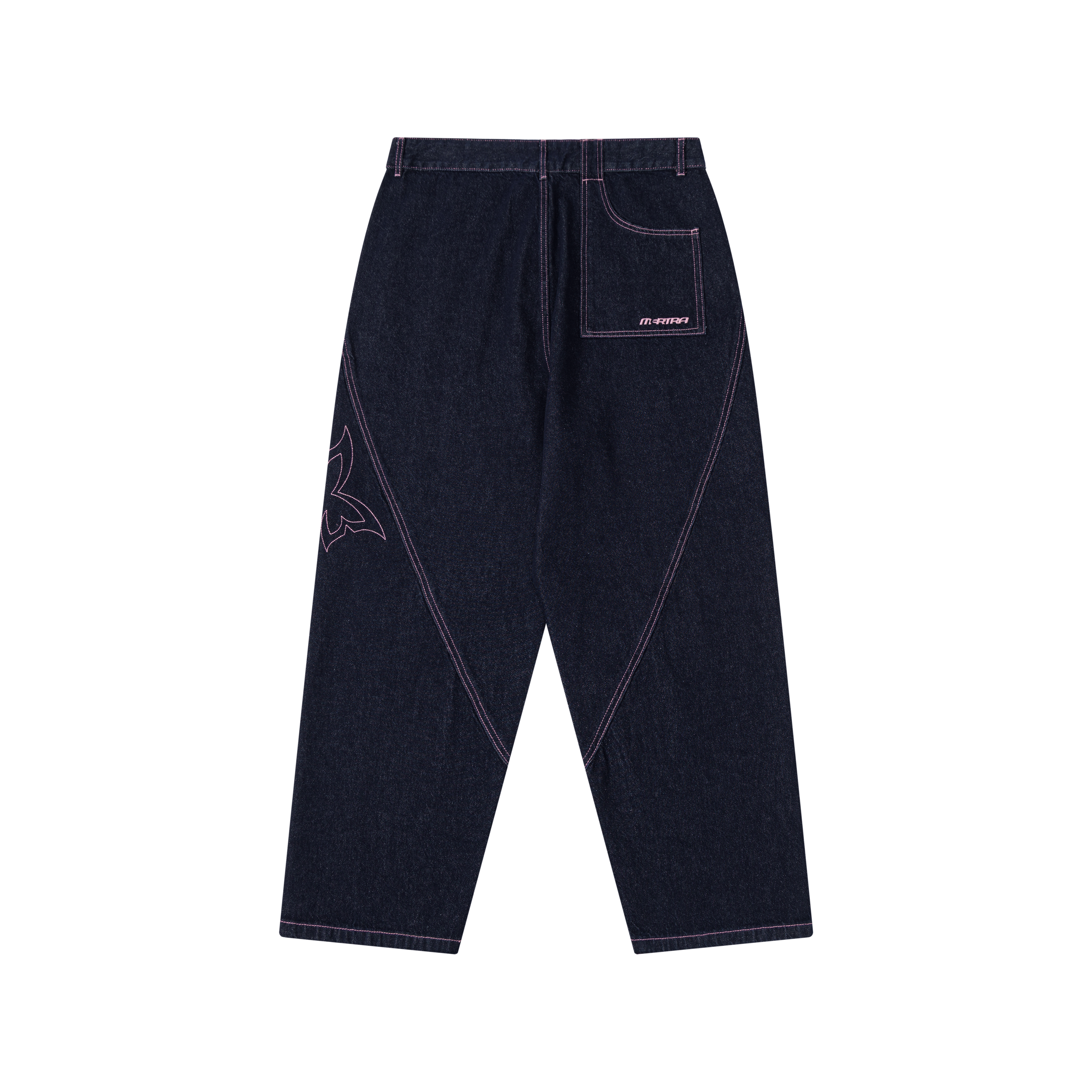 Reverse Bigstep Denim (Indigo / Pink) – MERTRA Reverse Bigstep Denim (Indigo / Pink) – MERTRA