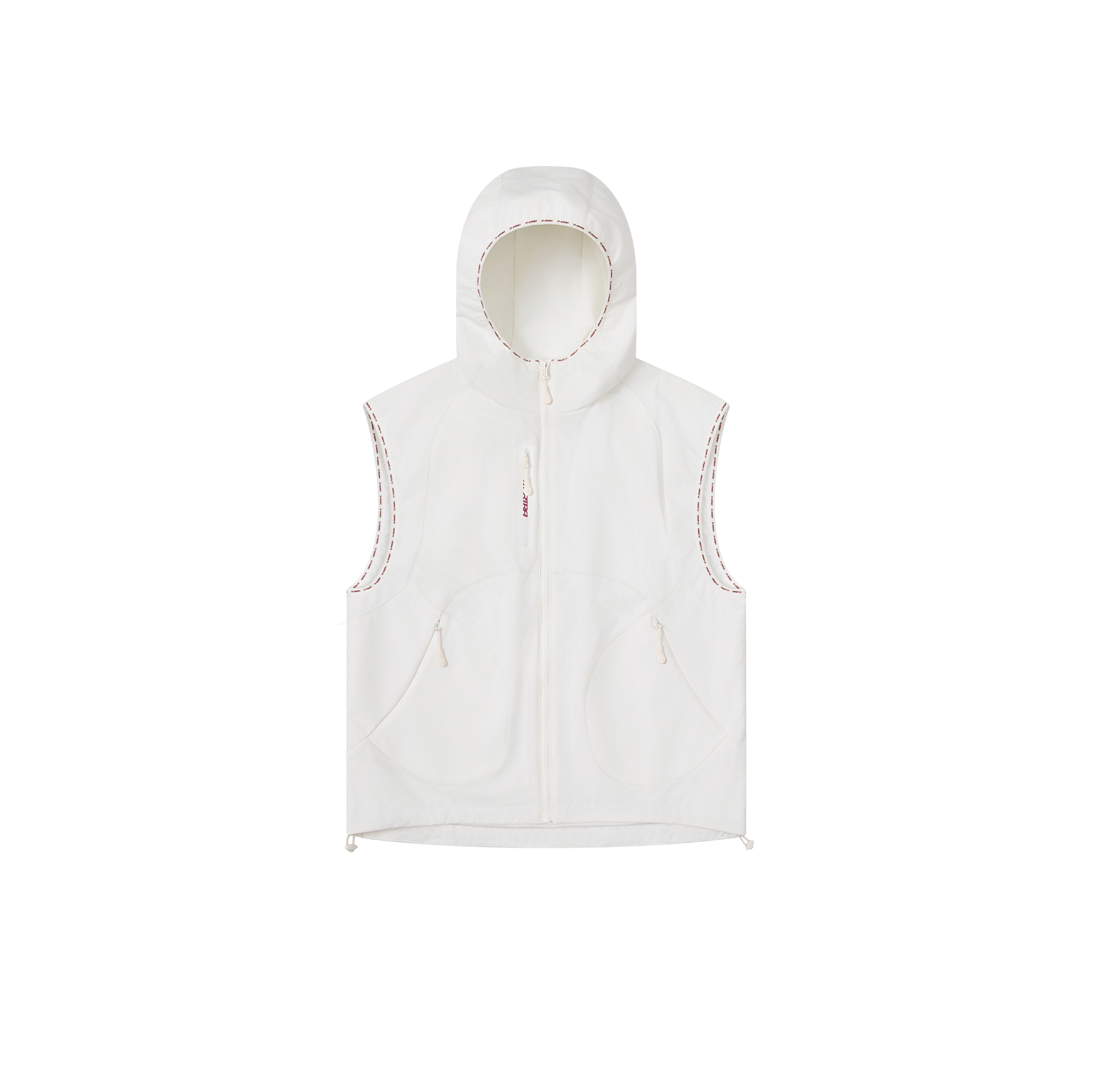 Technical Hooded Gilet (White) – MERTRA