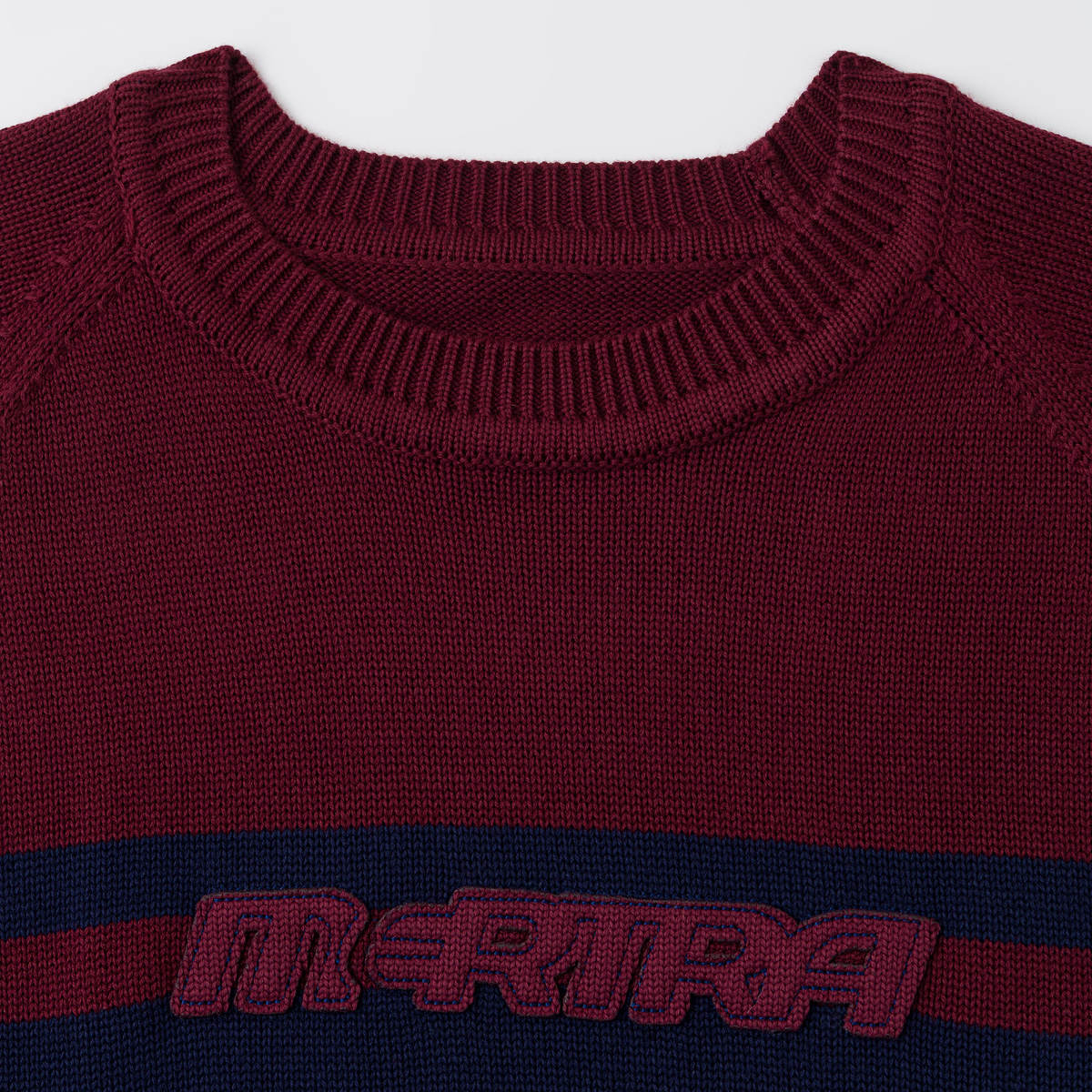 Intersect Knit (Red / Navy)