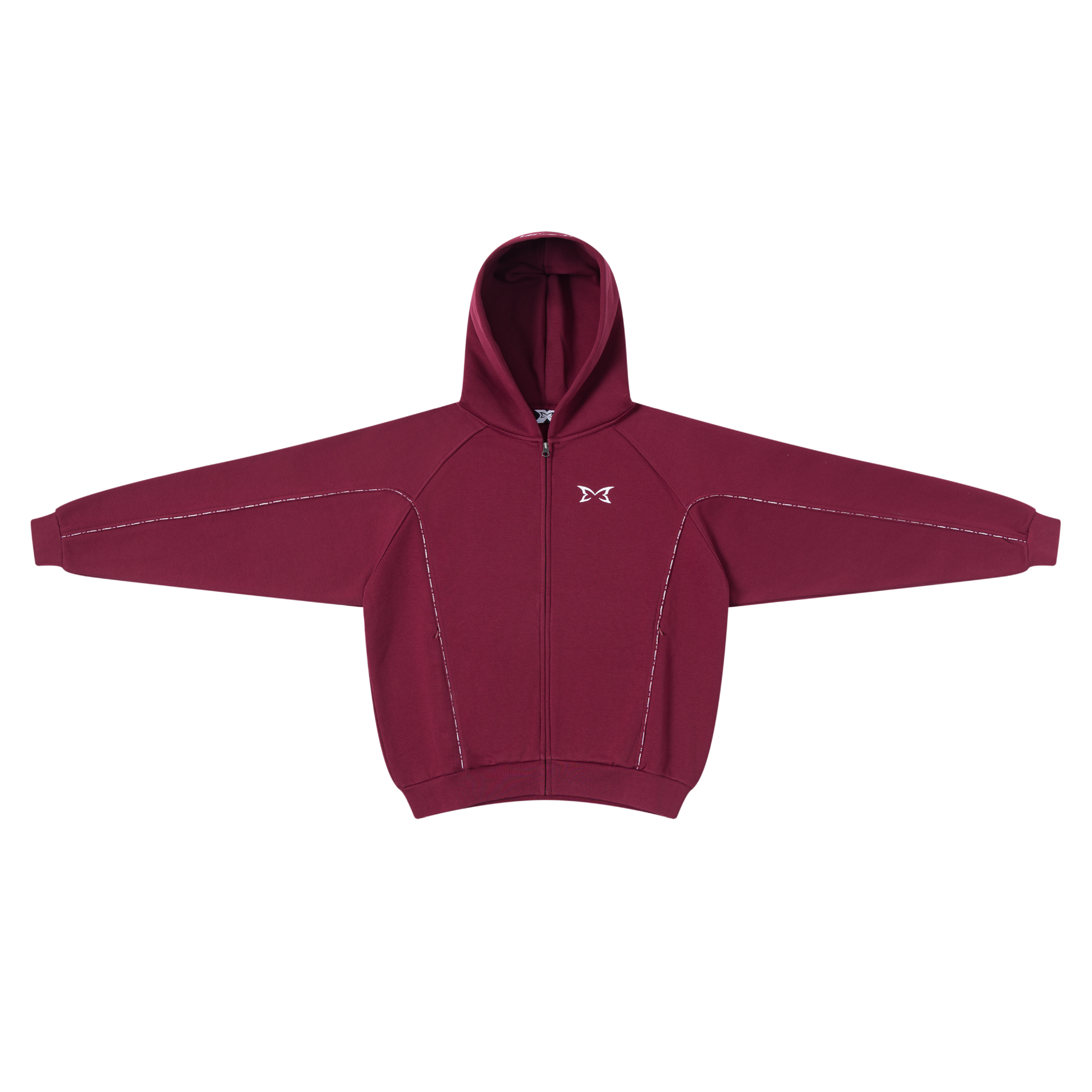 『早い者勝ち』mertra pipng maroon セットアップ　スウェット Piping Hood (Maroon) – MERTRA