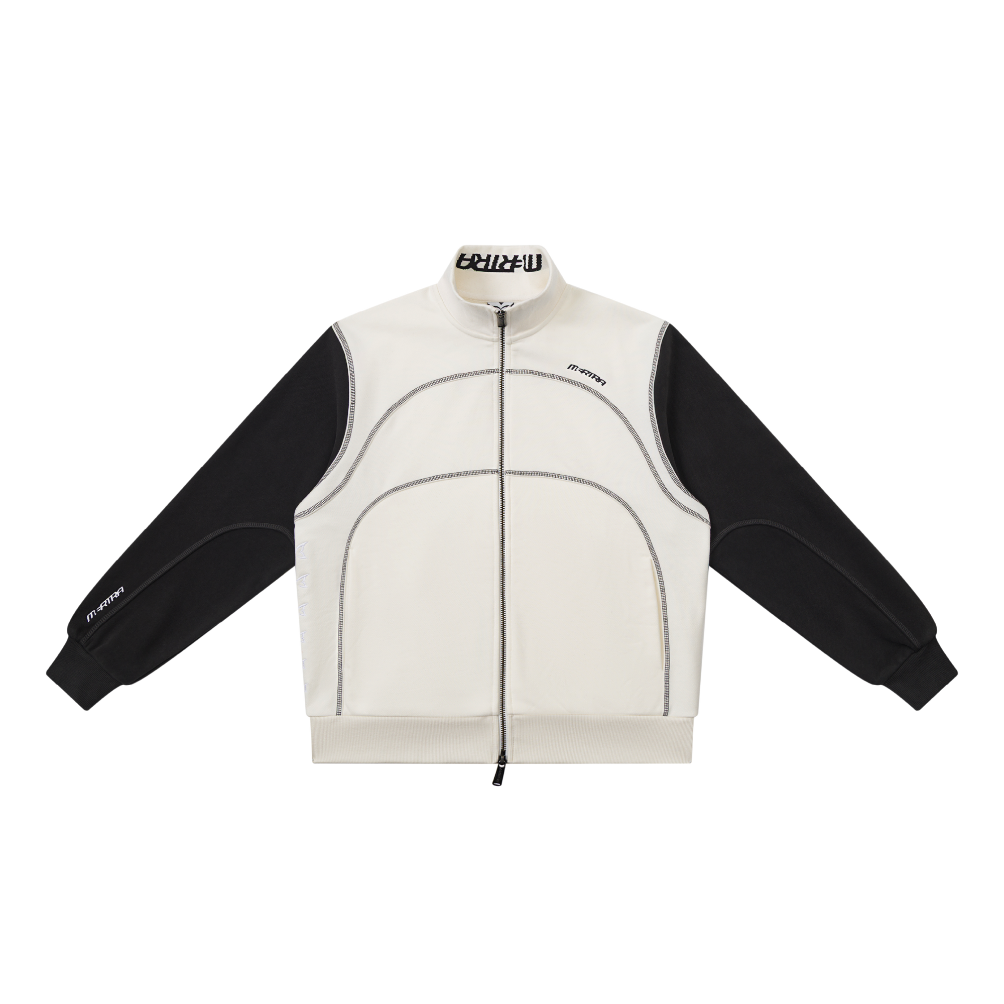 Contra Track Jacket (Cream / Charcoal)