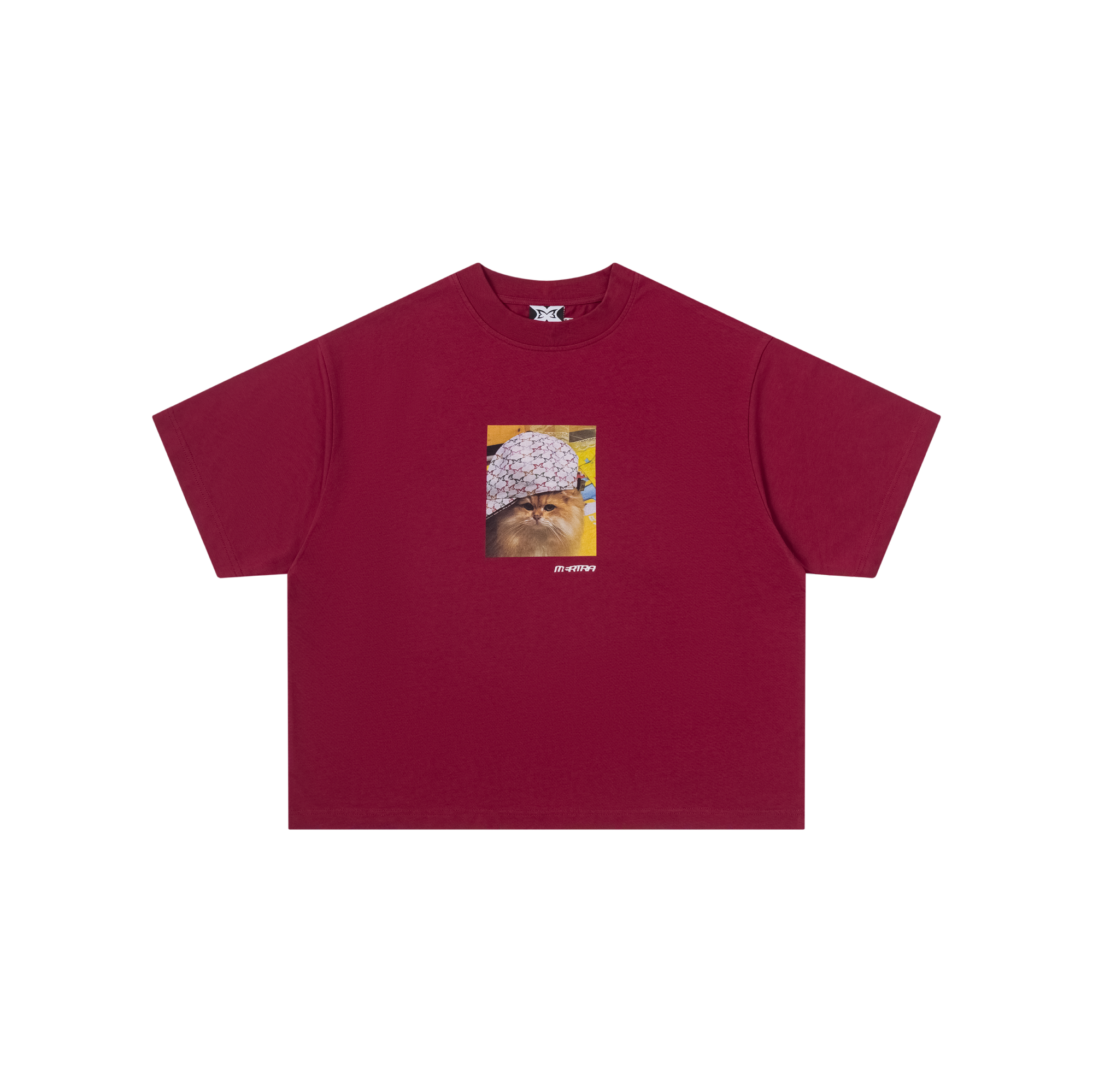 Cat In Da Hat Tee (Red)