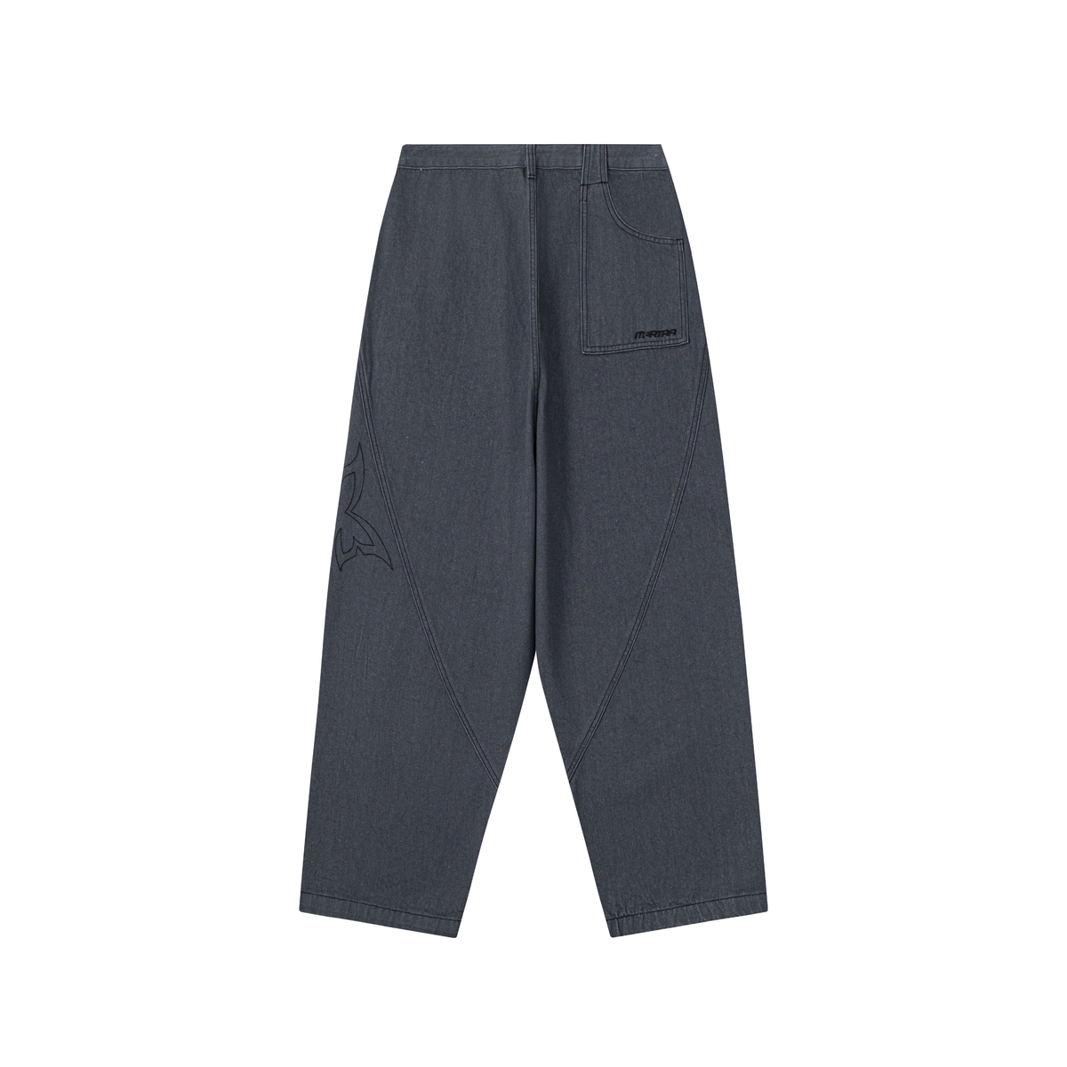 Reverse Bigstep Denim (Raw Indigo / Black)
