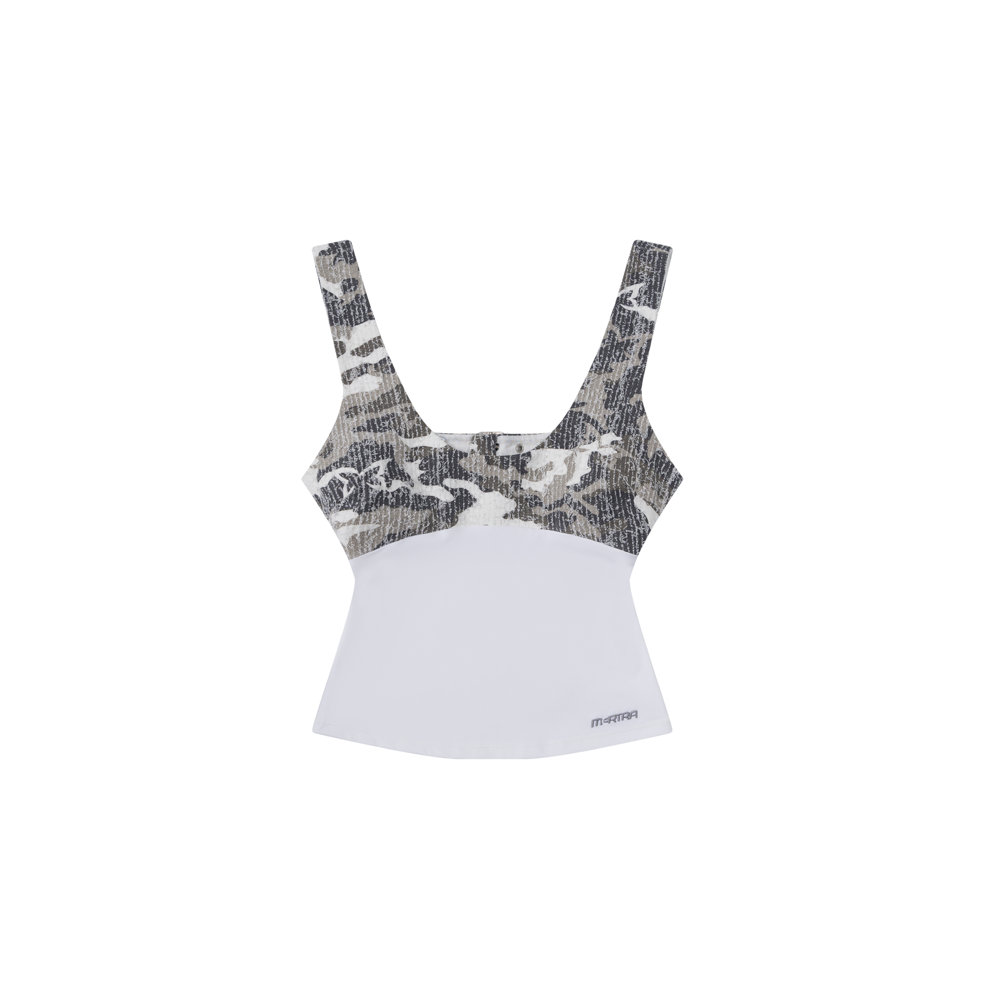 Women's Hybrid Tank (Camo/White)