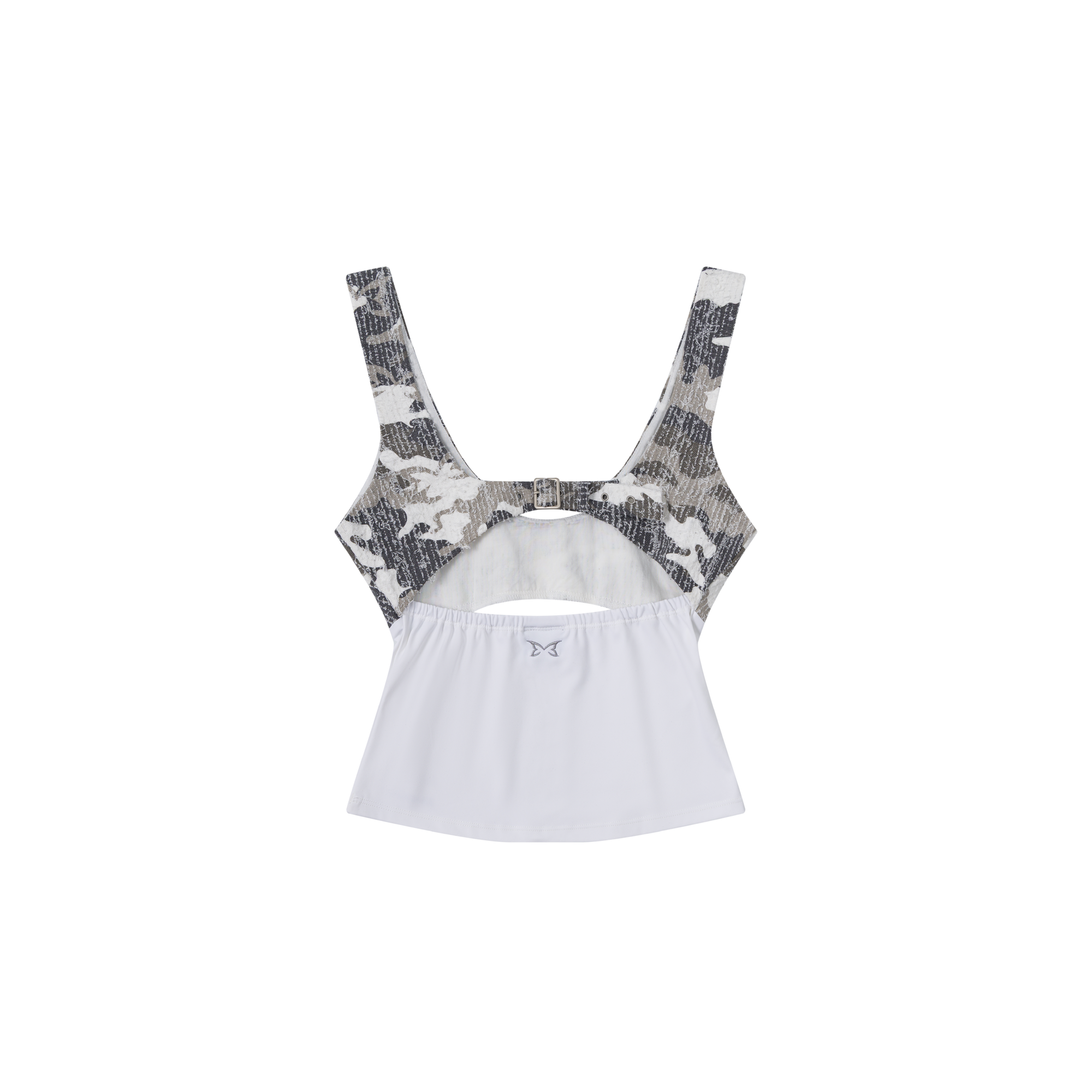 Women's Hybrid Tank (Camo/White)