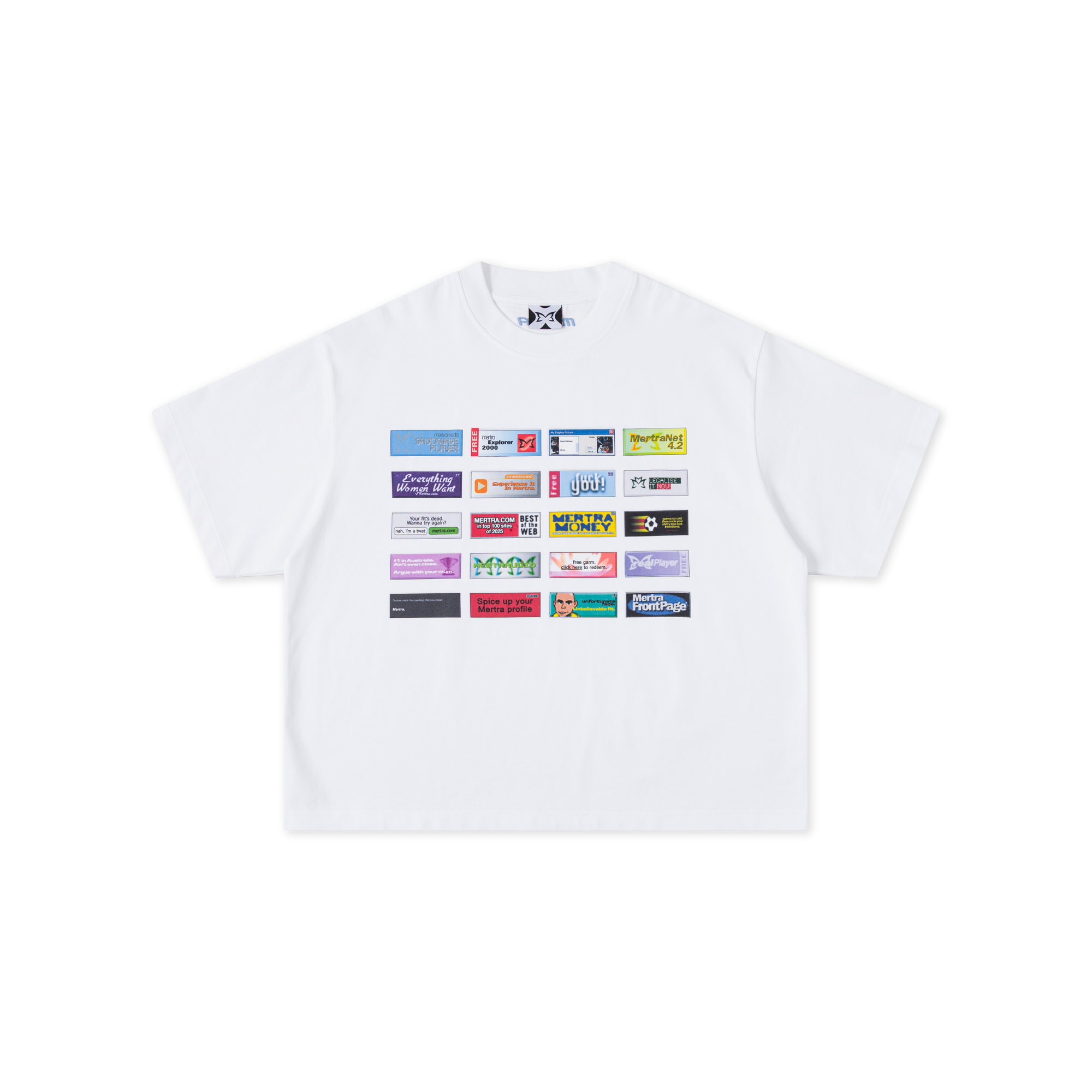 Archive Banner Tee (White)