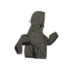 Asymmetrical Plaid Softshell (Green)