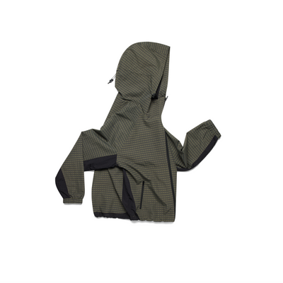 Asymmetrical Plaid Softshell (Green) – MERTRA
