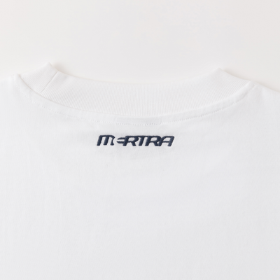 3D Logo Tee (White / Navy / Grey)