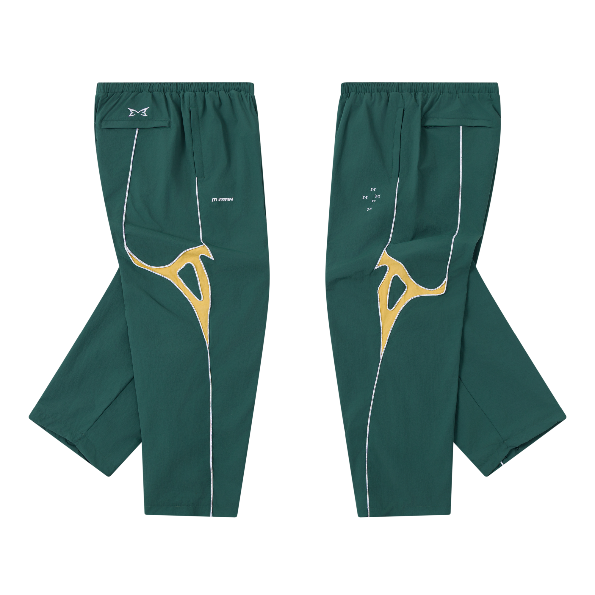 Down Unda Track Pants (Green / Yellow)