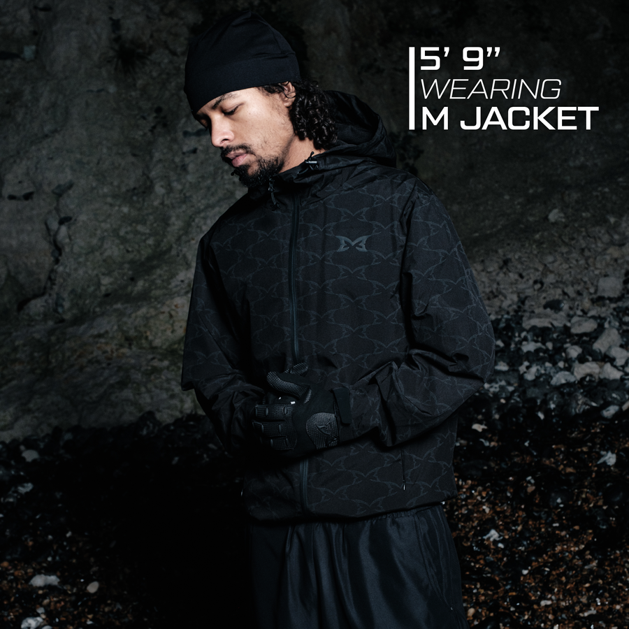 ジャケット・アウター mertra reflectivejacket Reflective Monogram Jacket (Black) – MERTRA