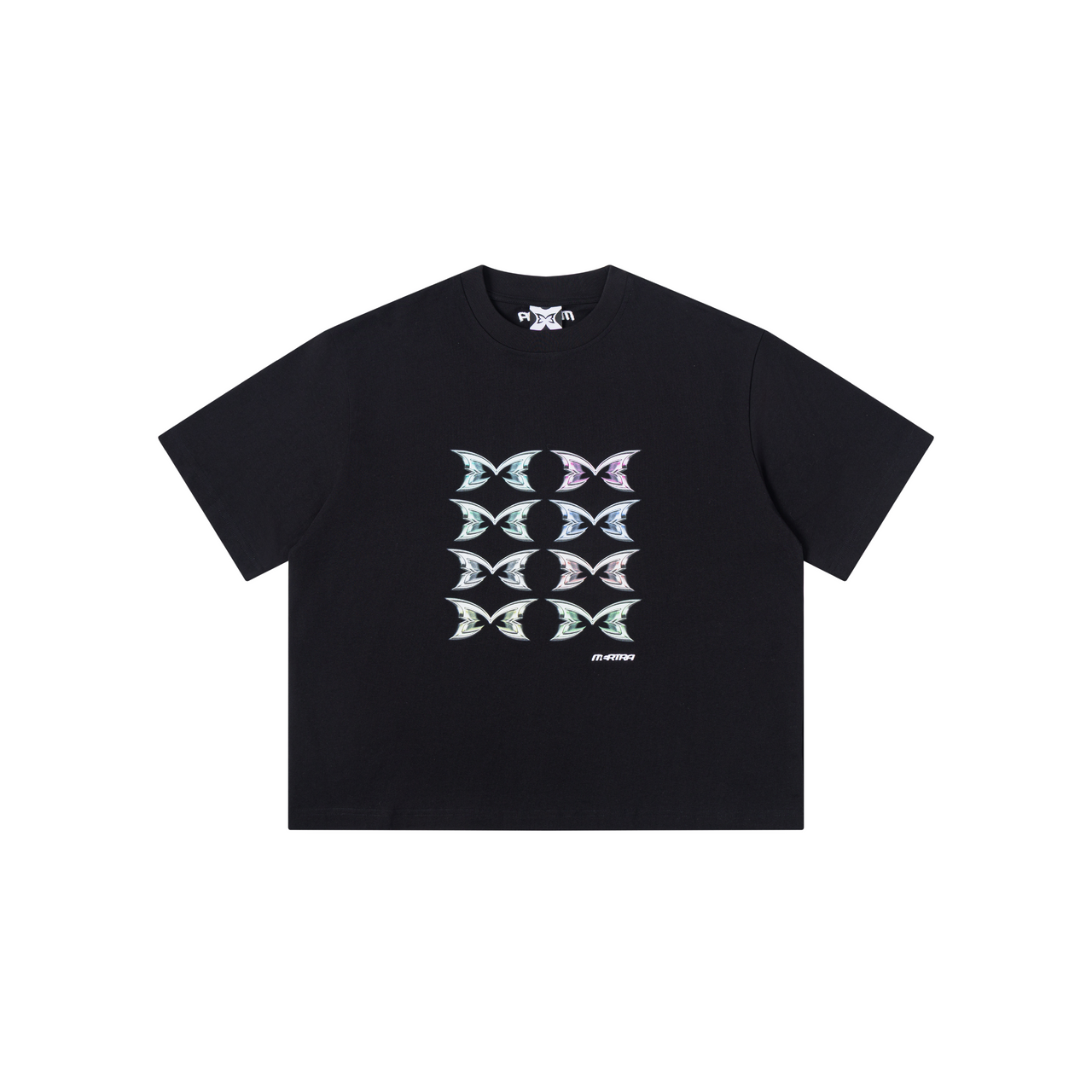 Stacked Logo Tee (Black)