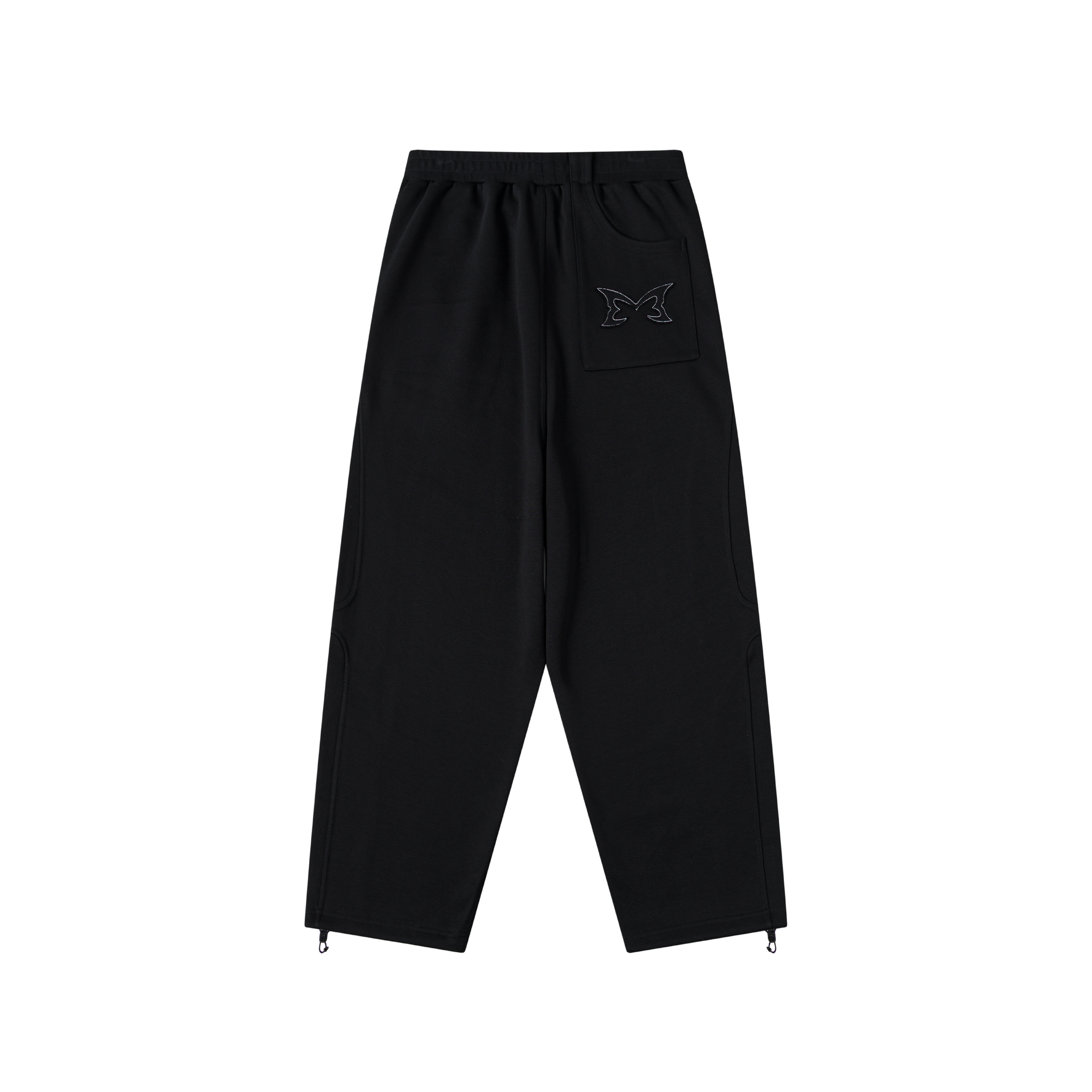 Split Panel Joggers (Black) – MERTRA