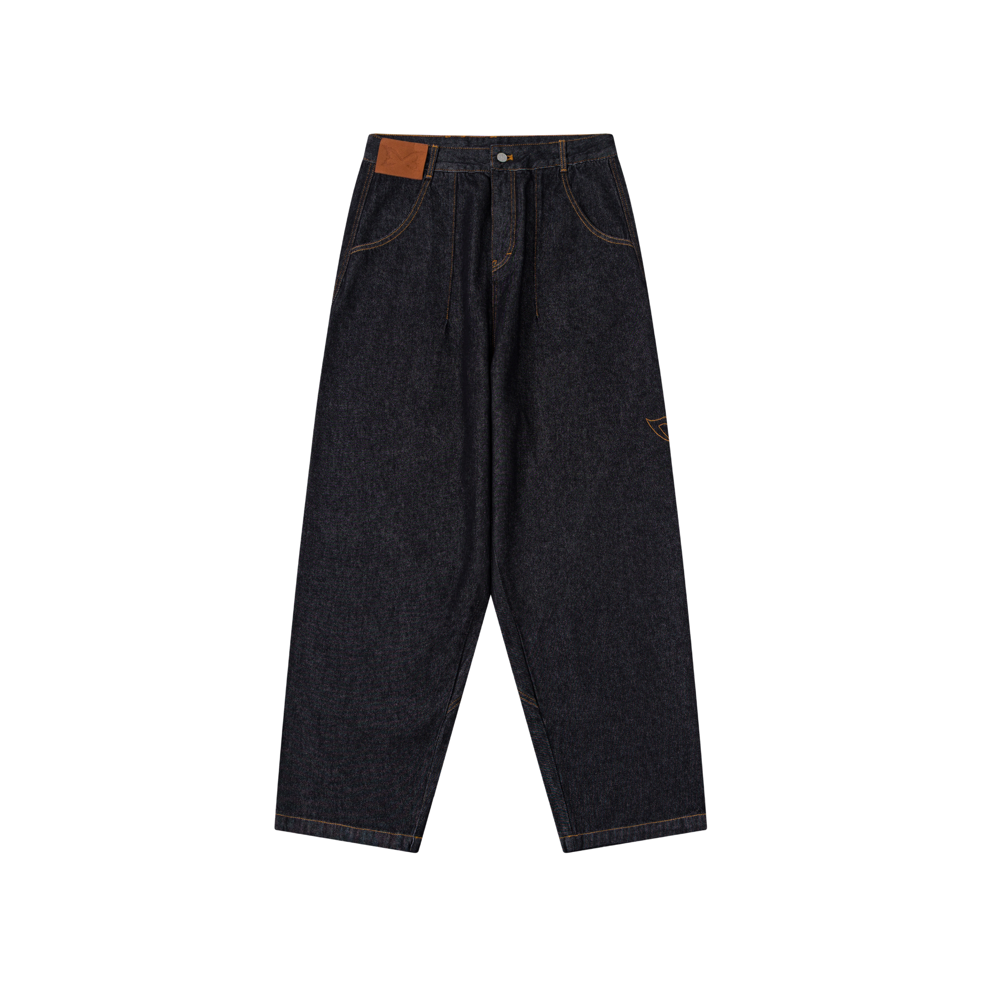 Reverse Bigstep Denim (Black / Gold) – MERTRA Reverse Bigstep Denim (Black / Gold) – MERTRA