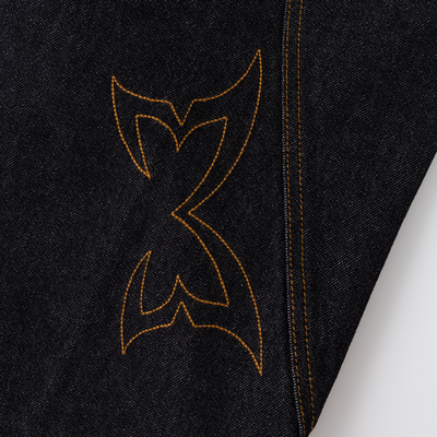 Reverse Bigstep Denim (Black / Gold)