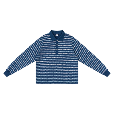 Logo Stripe Rugby (Blue)
