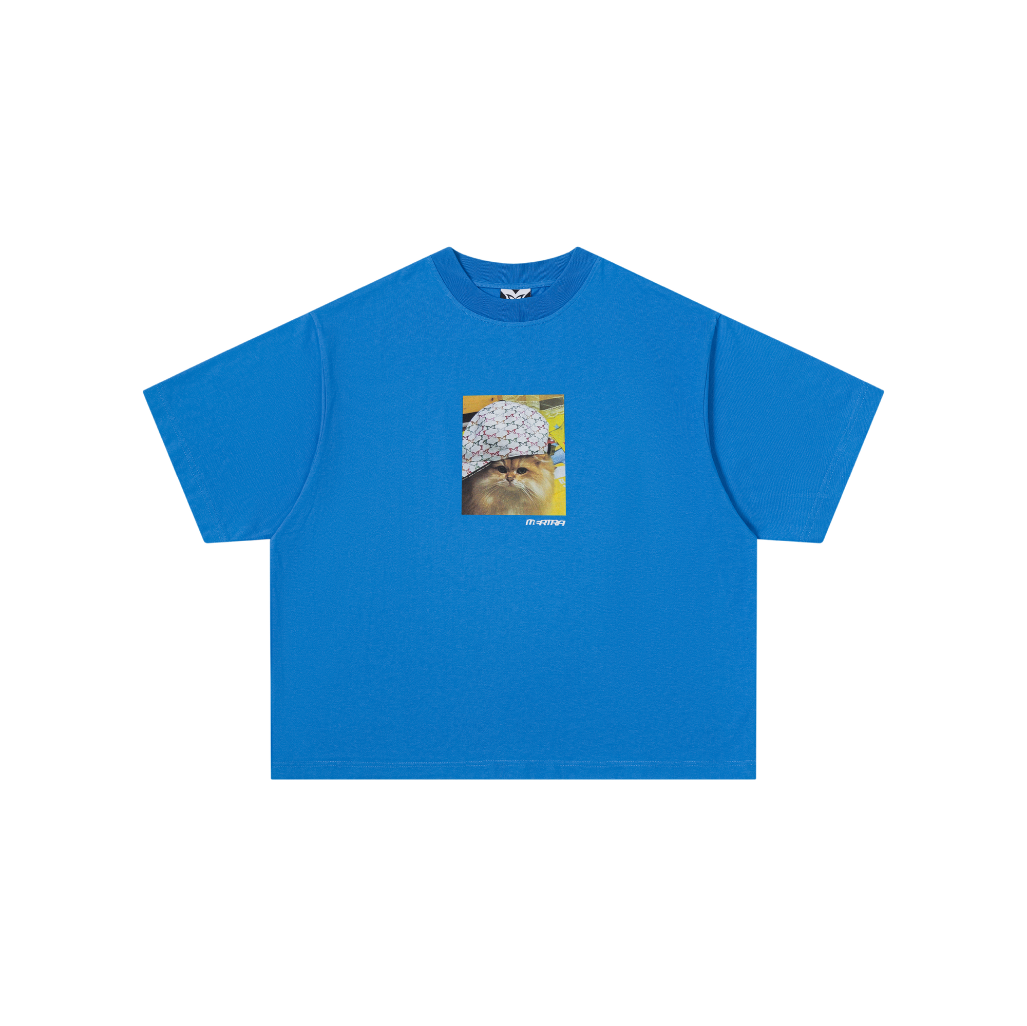 Cat In Da Hat Tee (Blue)