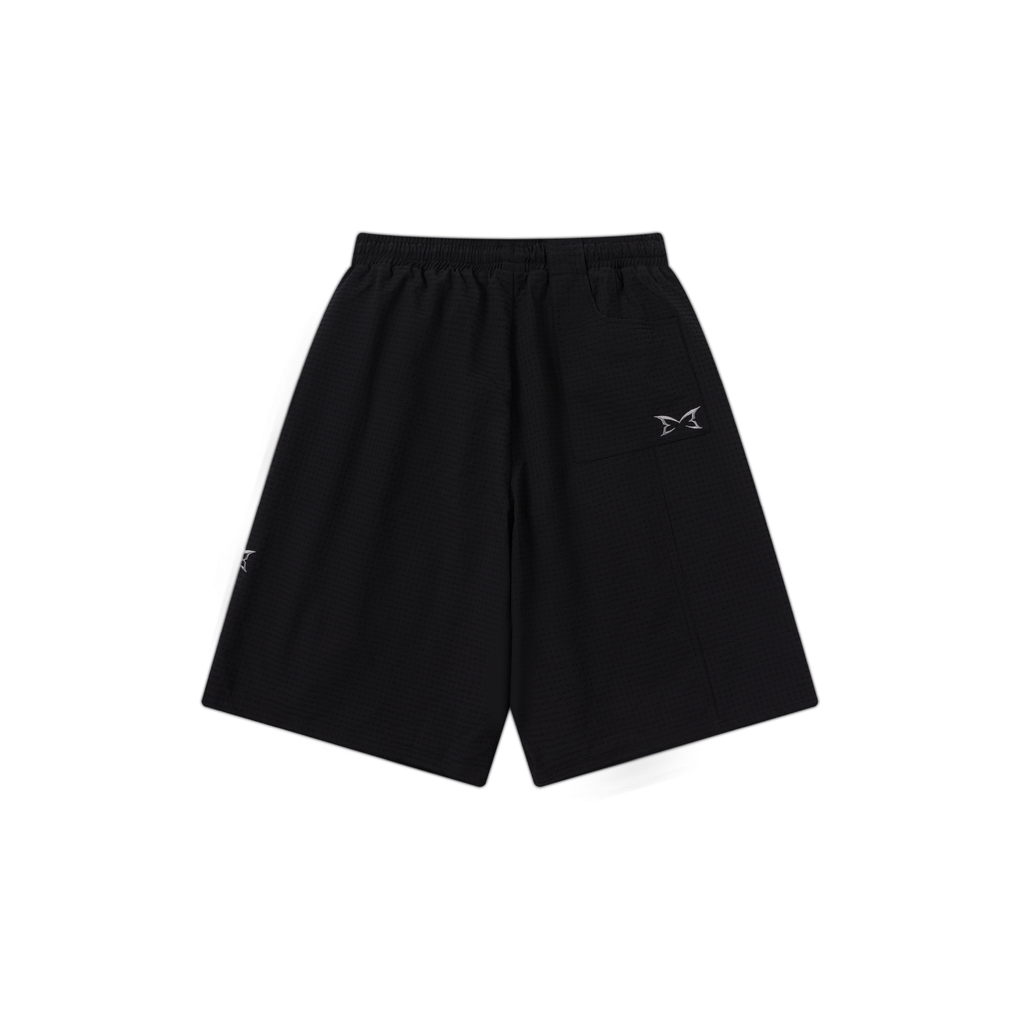 Bubble Woven Shorts (Black)