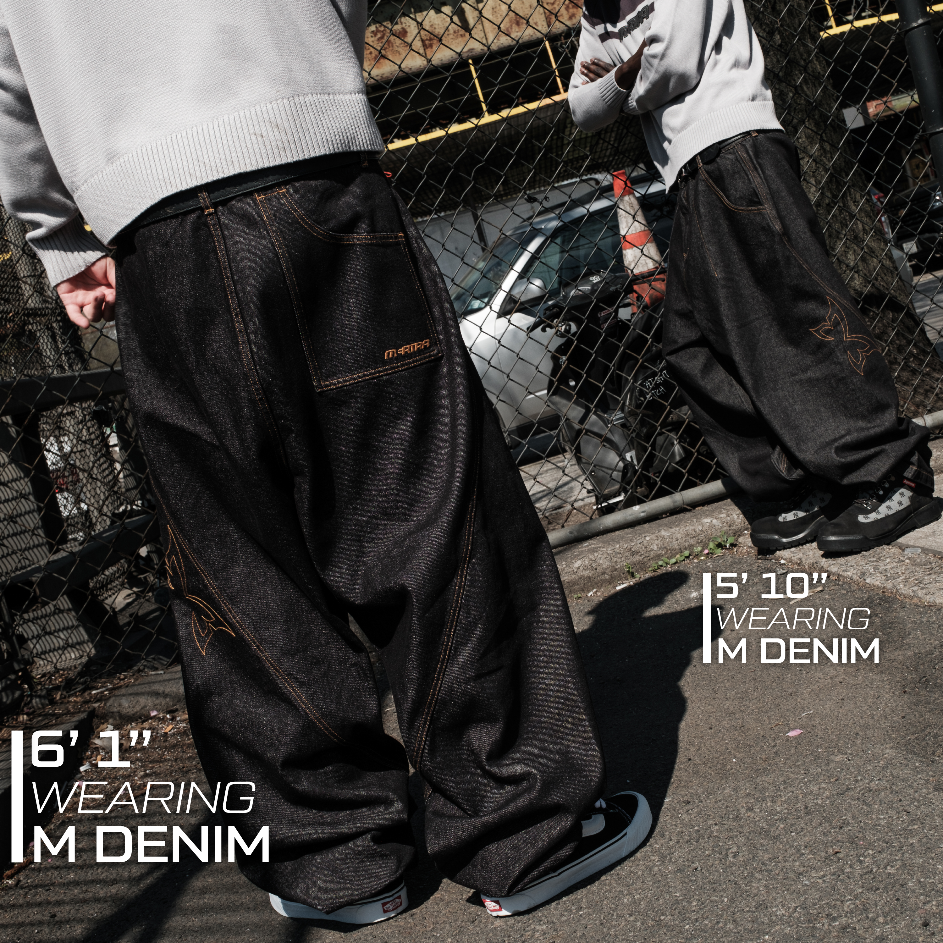 MERTRA BIGSTEP DENIM (BLACK) Reverse Bigstep Denim (Black ⁄ 【公式 