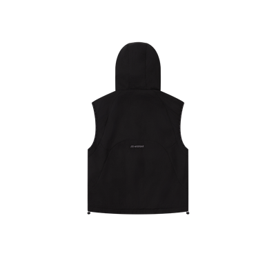 Technical Hooded Gilet (Black)