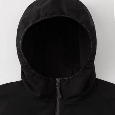 Technical Hooded Gilet (Black)