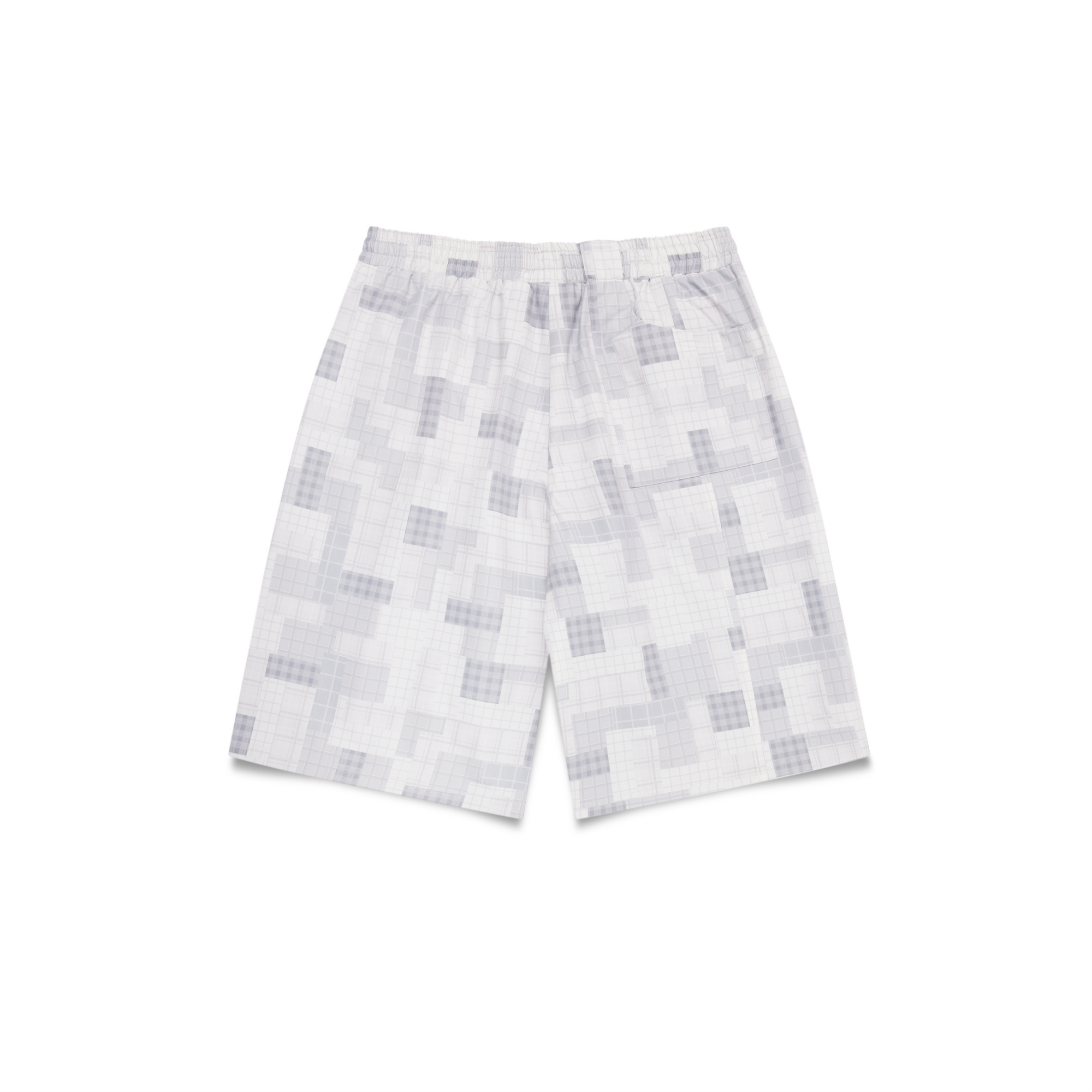 Patchwork Plaid Shorts