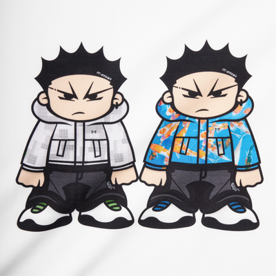 Mascot Tee (Patchwork / Koi)