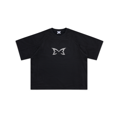 Layered Mesh Jersey (Black)