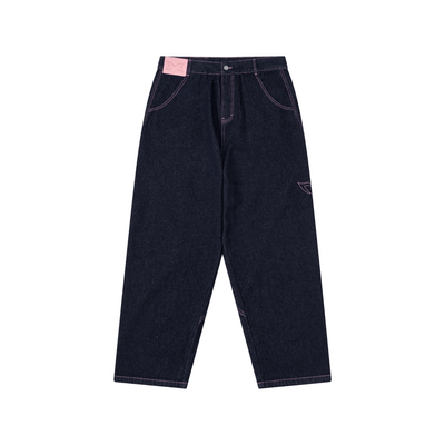 Reverse Bigstep Denim (Indigo / Pink) – MERTRA