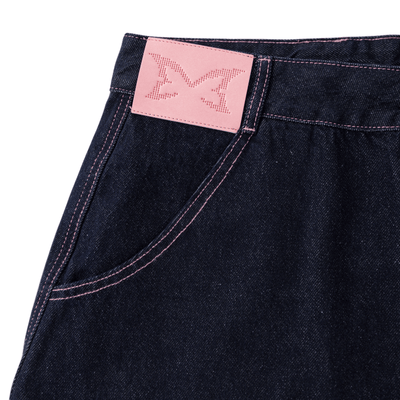 パンツ MERTRA DENIM INDIGO PINK Reverse Bigstep Denim (Indigo / Pink) – MERTRA