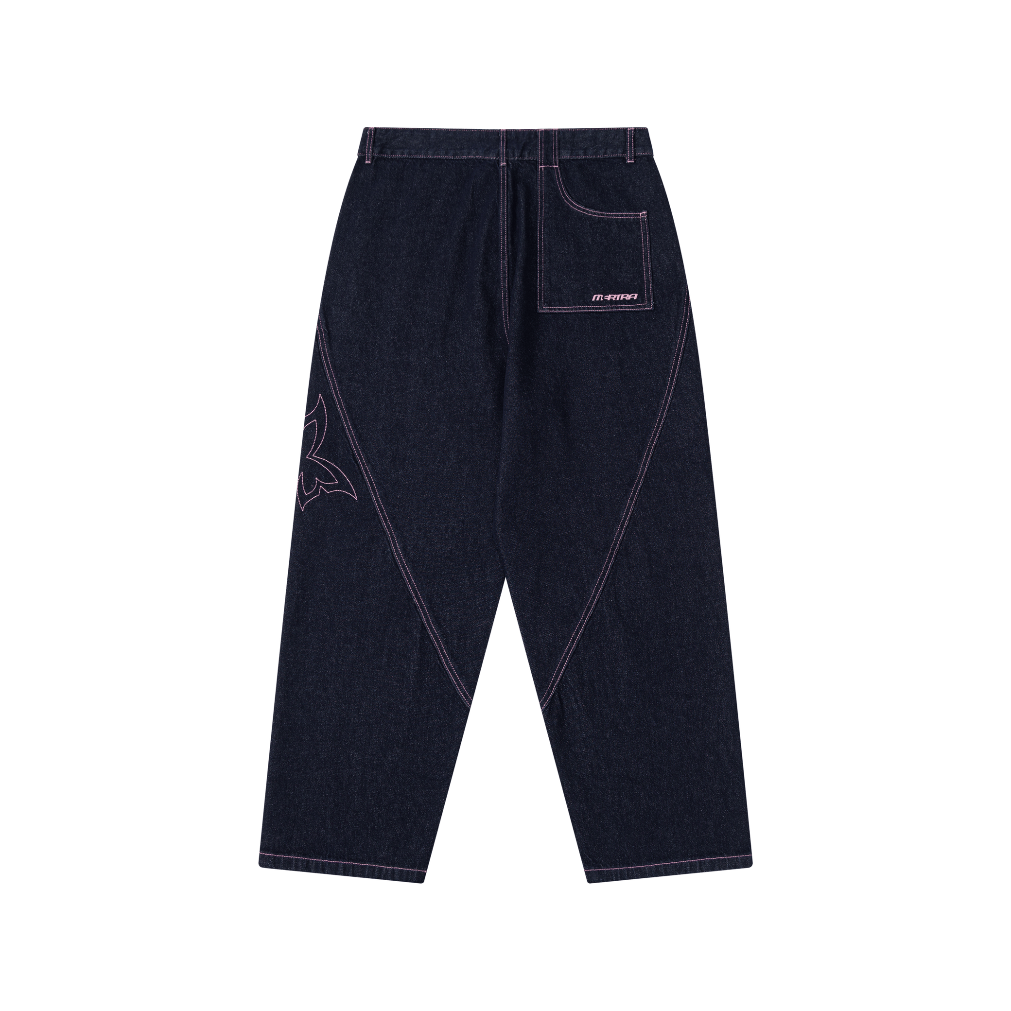 Reverse Bigstep Denim (Indigo / Pink) - MERTRA Reverse Bigstep Denim (Indigo / Pink) - MERTRA