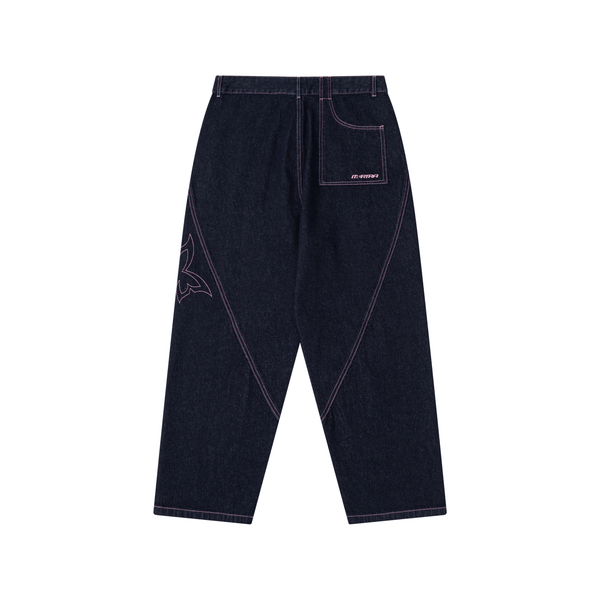 Reverse Bigstep Denim (Indigo / Pink) – MERTRA