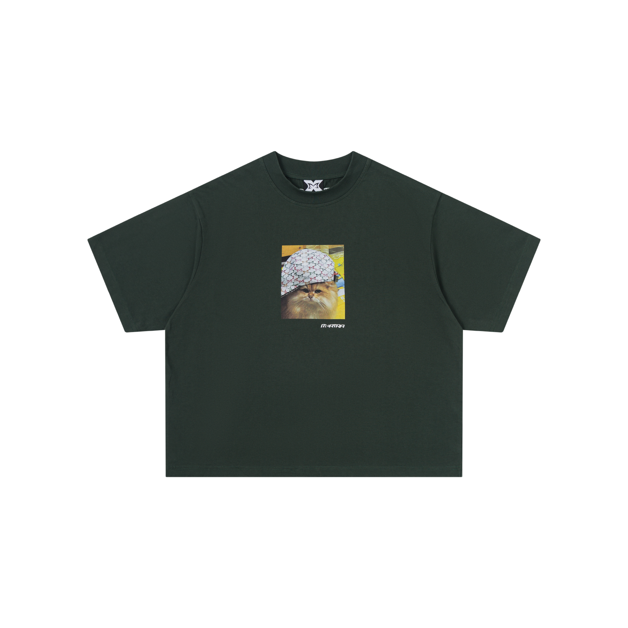 Cat In Da Hat Tee (Green)