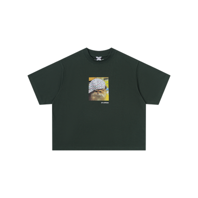 Cat In Da Hat Tee (Green)