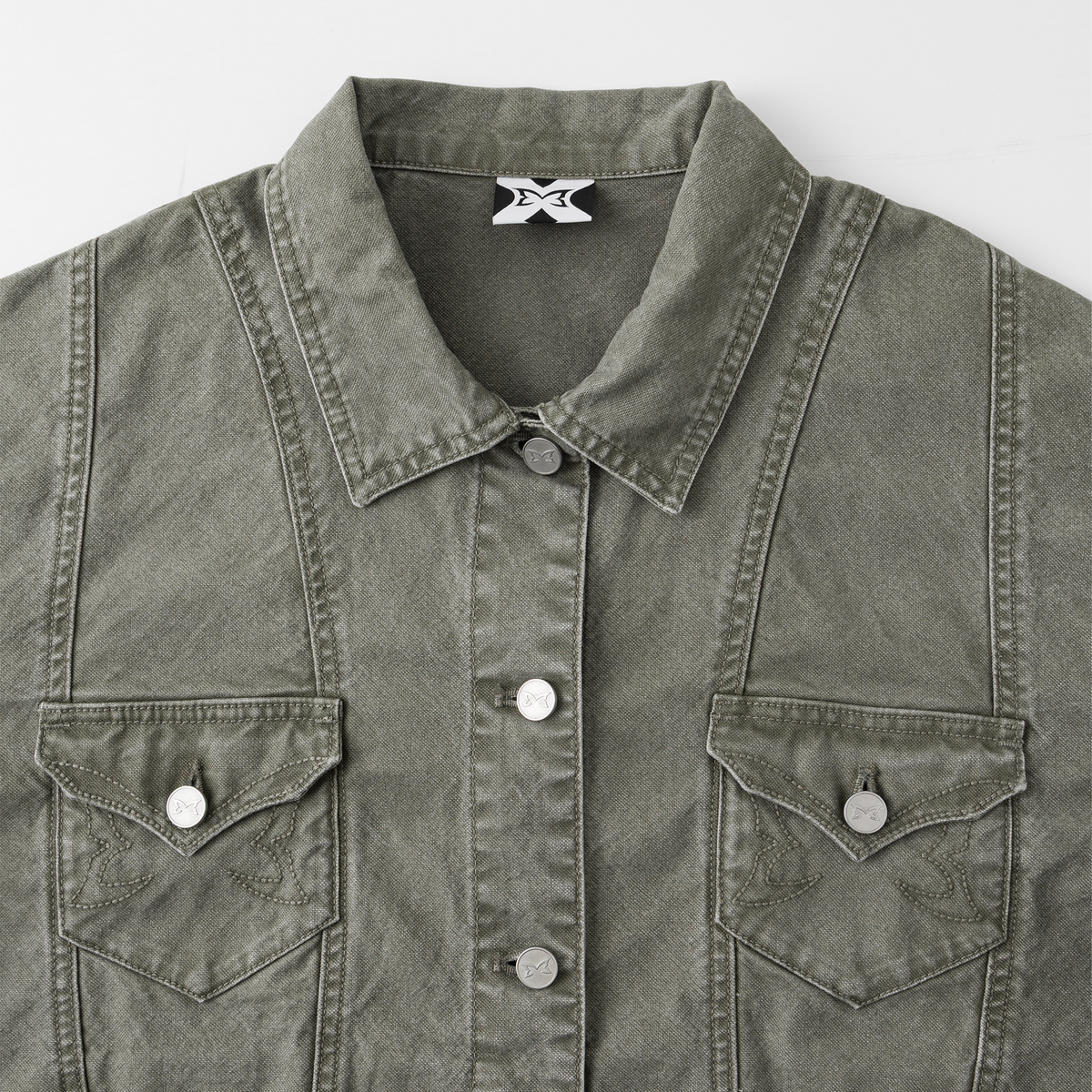 Hardline Denim Jacket (Green)