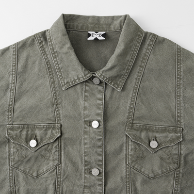 Hardline Denim Jacket (Green)