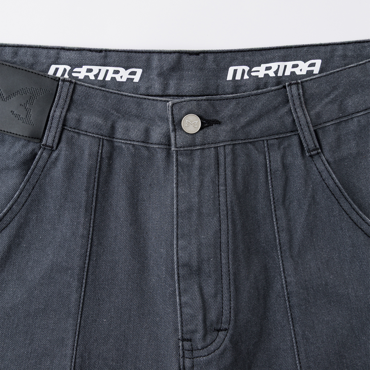 Reverse Bigstep Denim (Raw Indigo / Black)