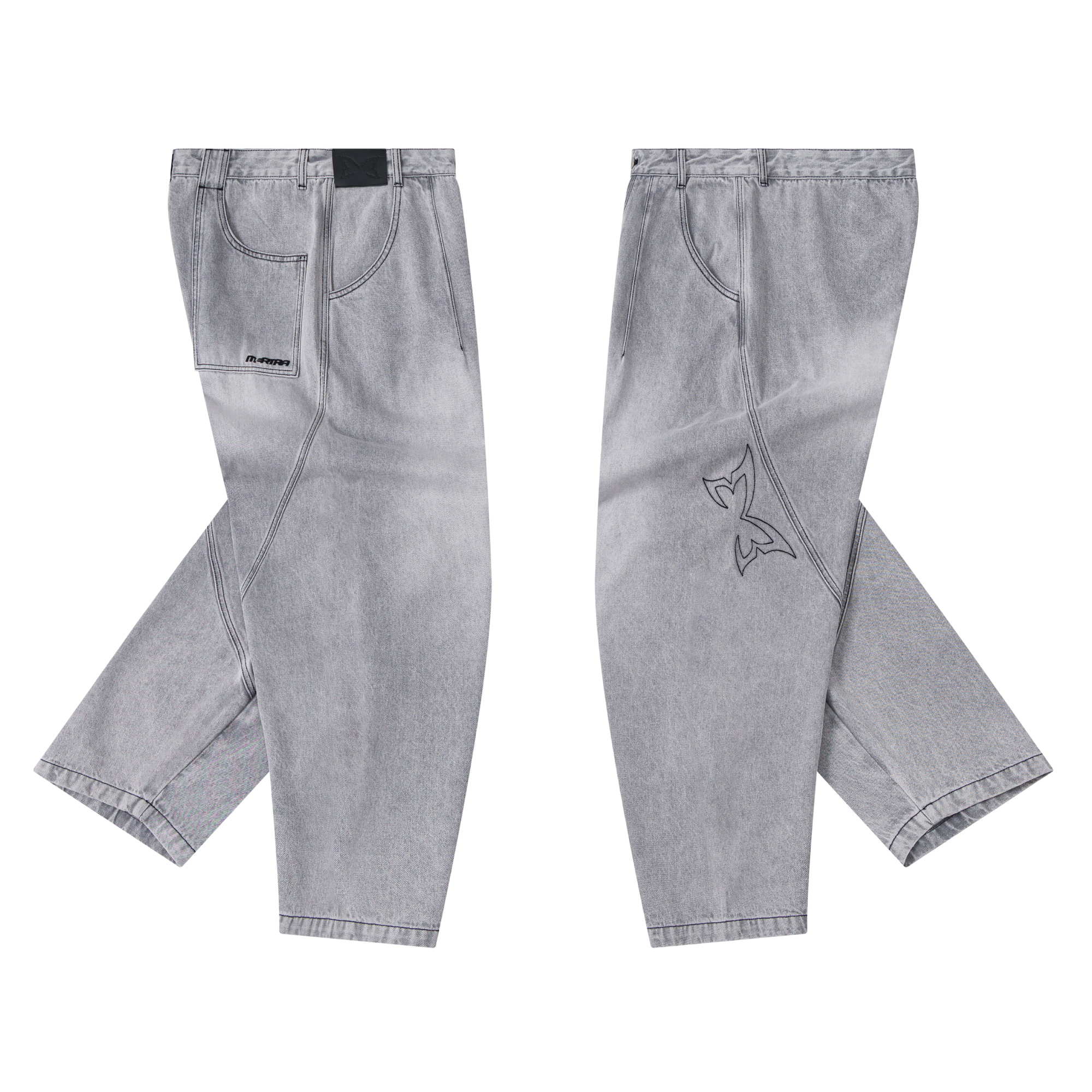 Reverse Bigstep Denim (Grey / Black)