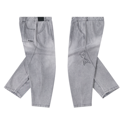 Reverse Bigstep Denim (Grey / Black)