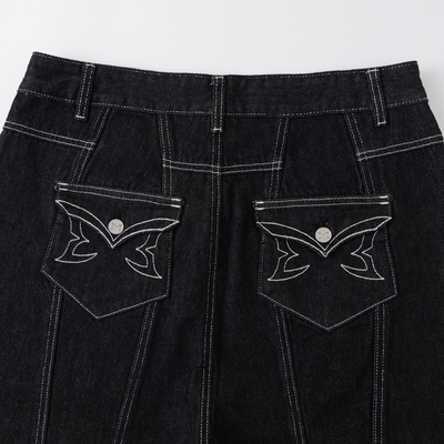 Hardline Denim (Black / White)