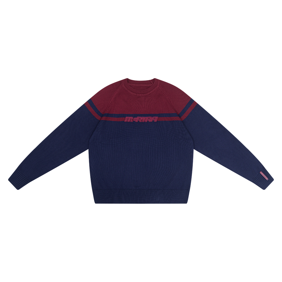 Intersect Knit (Red / Navy)