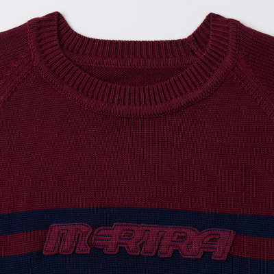 Intersect Knit (Red / Navy)
