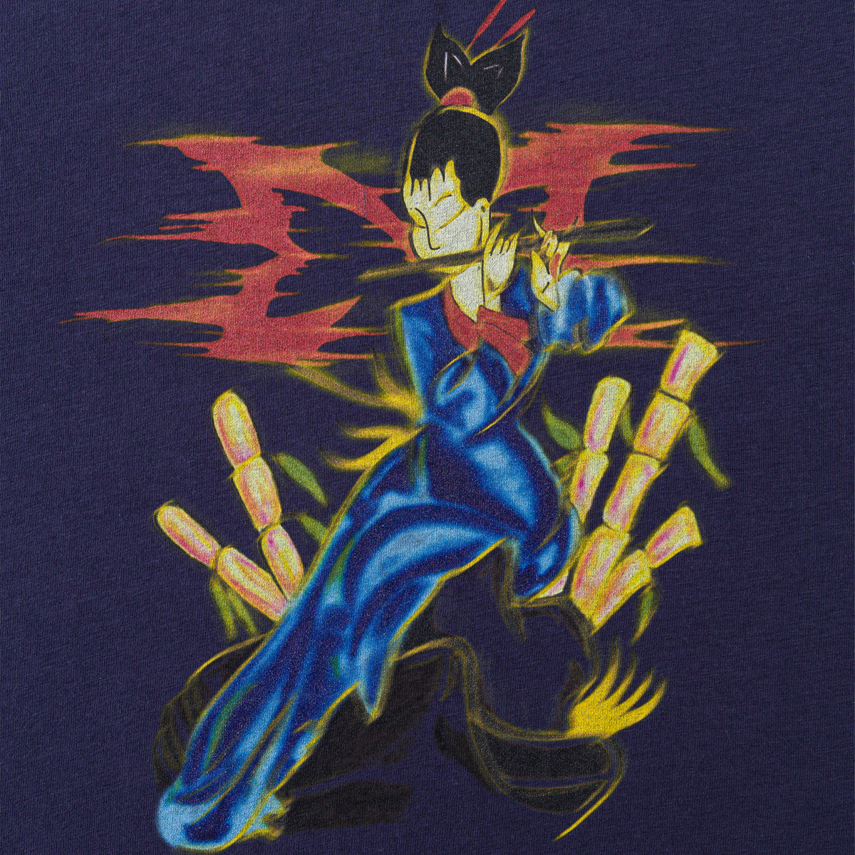 Kunoichi Baby Tee (Navy)