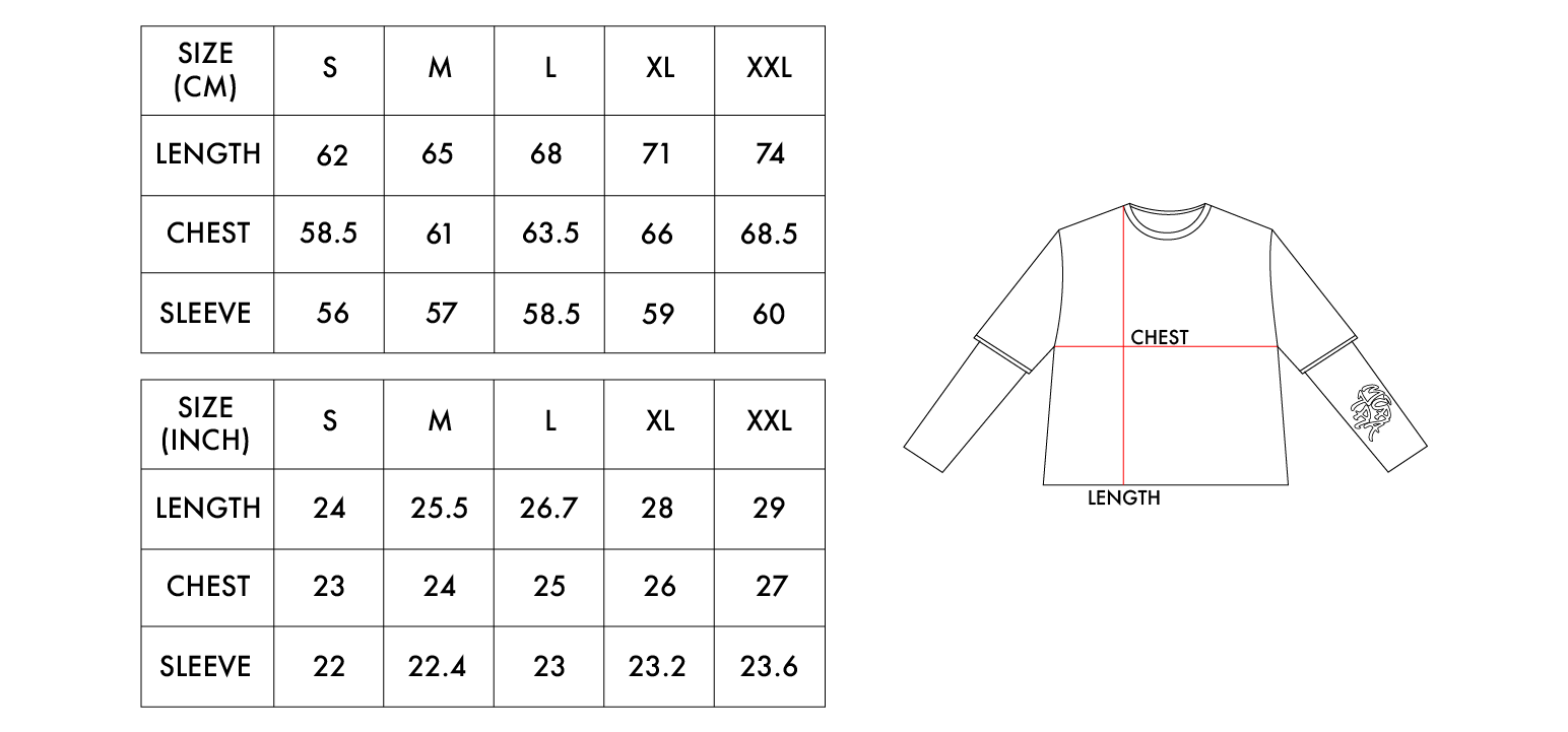 トップス melt the lady layered tee theredthread Layered Tee (Black) - MERTRA