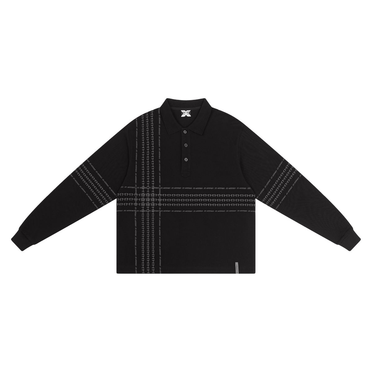 Crosscut Rugby (Black / Grey)