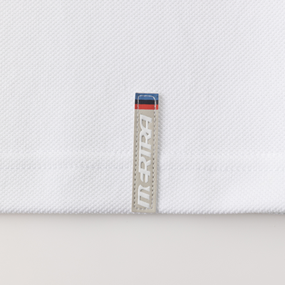 Crosscut Polo (White / Blue)