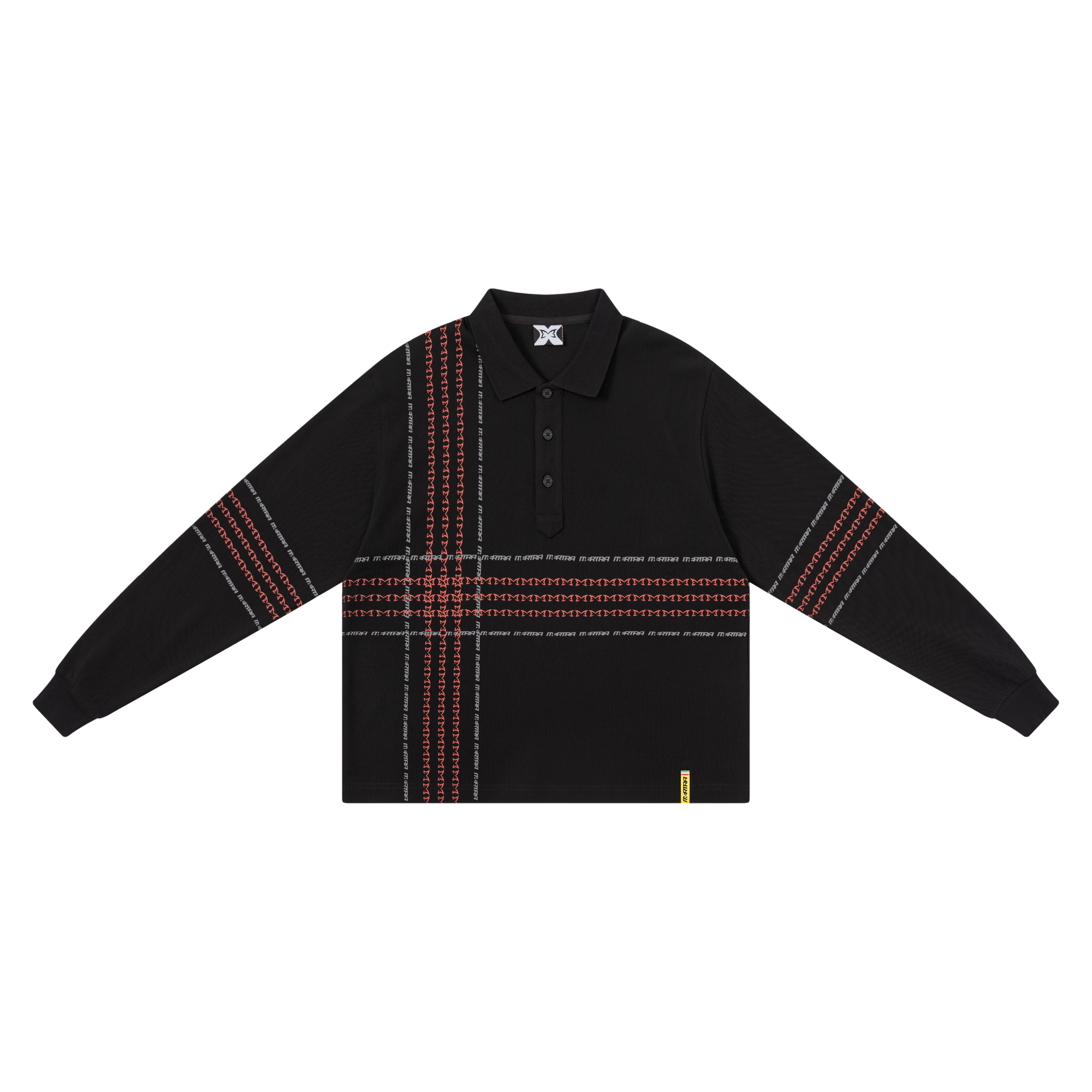 Crosscut Rugby (Black / Red)
